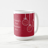 赤ちゃんの初めてのクリスマス コーヒーマグカップ (正面右)