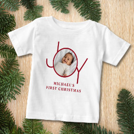赤ちゃんの初めてのクリスマス ベビーTシャツ