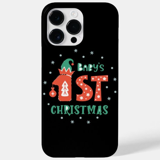 赤ちゃんの初めてのクリスマス Case-Mate iPhoneケース (裏面)