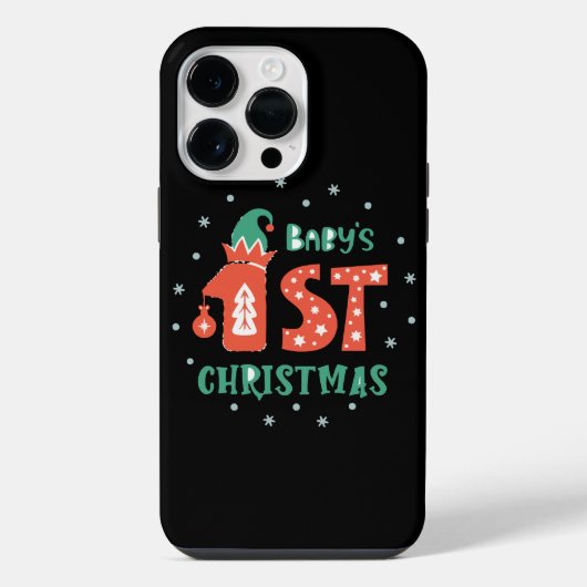 赤ちゃんの初めてのクリスマス iPhoneケース (裏面)