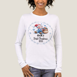 赤ちゃんの初めてのクリスマスTシャツ トライブレンドＴシャツ