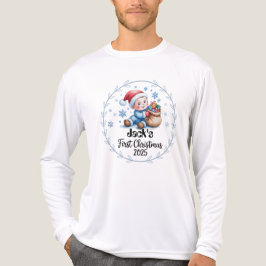 赤ちゃんの初めてのクリスマスTシャツ トライブレンドＴシャツ