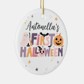 赤ちゃんの初めてのハロウィン セラミックオーナメント (右)