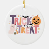 赤ちゃんの初めてのハロウィン セラミックオーナメント (裏面)