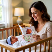 赤ちゃんの初めてのバレンタインデー　幻想的なハチドリ シーズンカード