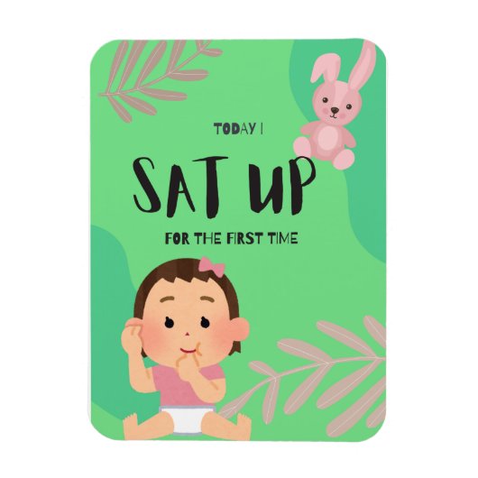 赤ちゃんの初めての歩き マグネット (縦)