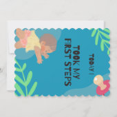 赤ちゃんの初めての歩み 招待状 (裏面)