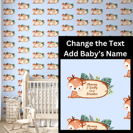 赤ちゃんの名前のテキストフレーズを追加,かわいい赤ちゃんの鹿のサイン 壁紙