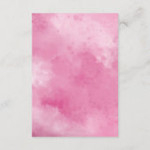 赤ちゃんの女の子のための宇宙惑星銀河月星の絵本 エンクロージャーカード (裏面)