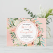 赤ちゃんの女の子の招待状をすすり、見て会い、挨拶する 招待状 (スタンド正面)