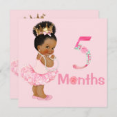 赤ちゃんの女の子の月齢マーカー 女の子 (正面/裏面)