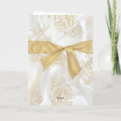 赤ちゃんの女の子の洗礼と聖体拝領のプログラム 招待状 (裏面)