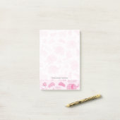 赤ちゃんの女の子の経歴 ポストイット (デスク上)