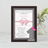 赤ちゃんの女の子の1歳の誕生日 招待状 (スタンド正面)