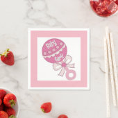 赤ちゃんの女の子 スタンダードカクテルナプキン (インサイチュ)