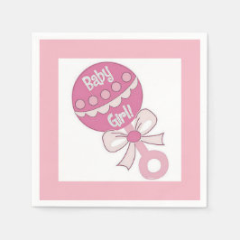 赤ちゃんの女の子 スタンダードカクテルナプキン