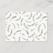 赤ちゃんの小さなかぼちゃのベビーシャワーの本 エンクロージャーカード (裏面)