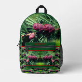 赤ちゃんの小さな松ぼっくり オーダーメイド プリントバックパック (正面)