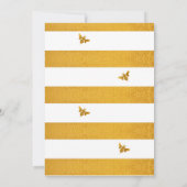 赤ちゃんの性別発表の招待状(ベイビービー編) 招待状 (裏面)