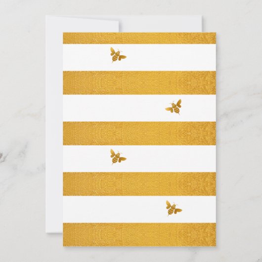 赤ちゃんの性別発表の招待状(ベイビービー編) 招待状 (裏面)