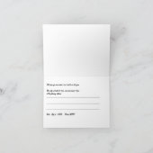 赤ちゃんの性別発表パーティー招待状 招待状 (内部)