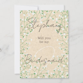 赤ちゃんの息かわいいボホ私の花嫁になる 招待状