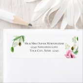 赤ちゃんの息とピンクかわいらしのケシ ラベル (インサイチュ)