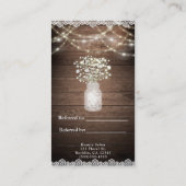 赤ちゃんの息と光素朴が友達を参照 紹介カード (裏面)