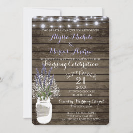 赤ちゃんの息と瓶とラベンダー結婚ズ 招待状