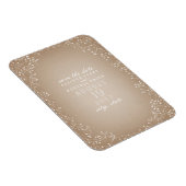 赤ちゃんの息のカードインスパイアストック日付を保存 マグネット (右側)