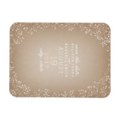 赤ちゃんの息のカードインスパイアストック日付を保存 マグネット (横)