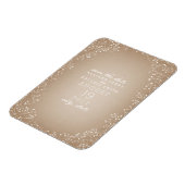 赤ちゃんの息のカードインスパイアストック日付を保存 マグネット (左側)