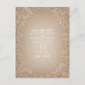 赤ちゃんの息のカードインスパイアストック日付を保存 案内ポストカード (正面)