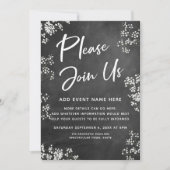 赤ちゃんの息のシャルボードお願い参加イベント 招待状 (正面)