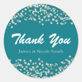 赤ちゃんの息のフローラは自分の色を選択 ラウンドシール (正面)