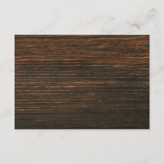 赤ちゃんの息のマスンジャー ウッド調の披露宴 エンクロージャーカード (裏面)