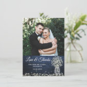 赤ちゃんの息のメイソンジャールウッドフォトサンキューカード サンキューカード (スタンド正面)