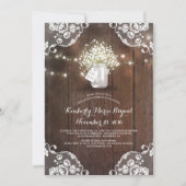 赤ちゃんの息のメイソンジャールバーンウッド卒業パーティー 招待状 (正面)