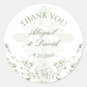 赤ちゃんの息の宗教結婚の ラウンドシール (正面)