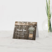 赤ちゃんの息の樽の国素朴ありがとう サンキューカード (正面)