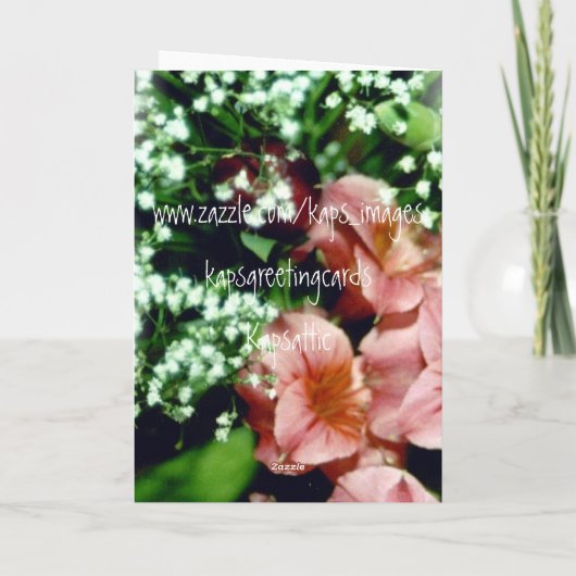 赤ちゃんの息の母親の日 カード (裏面)