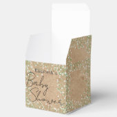 赤ちゃんの息の水の色の花ぼほ赤ちゃんシャワー フェイバーボックス (オープン)