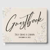 赤ちゃんの息の筆跡クリームのゲストブック ゲストブック (正面)