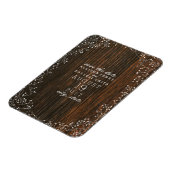 赤ちゃんの息の納屋の木の日付を保存 マグネット (左側)