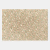 赤ちゃんの息の花ボホシックバプテスマ結婚ーズ ラッピングペーパーシート (正面)