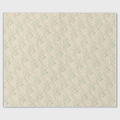 赤ちゃんの息の花ボホシックバプテスマ結婚ーズ ラッピングペーパー (フラット)