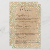 赤ちゃんの息の花ボホ素朴さんのメ結婚ニュー (正面/裏面)