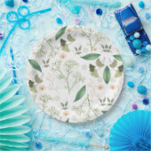 赤ちゃんの息の花 ペーパープレート (パーティー)