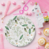 赤ちゃんの息の花 ペーパープレート (パーティー)