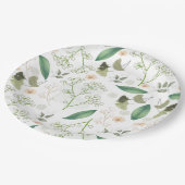 赤ちゃんの息の花 ペーパープレート (アングル)